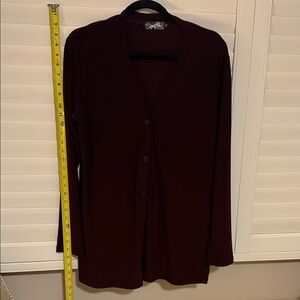 Sympli Burgundy Cardigan size 12